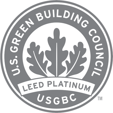 U.S. Green Building Council LEED Platinum certification seal